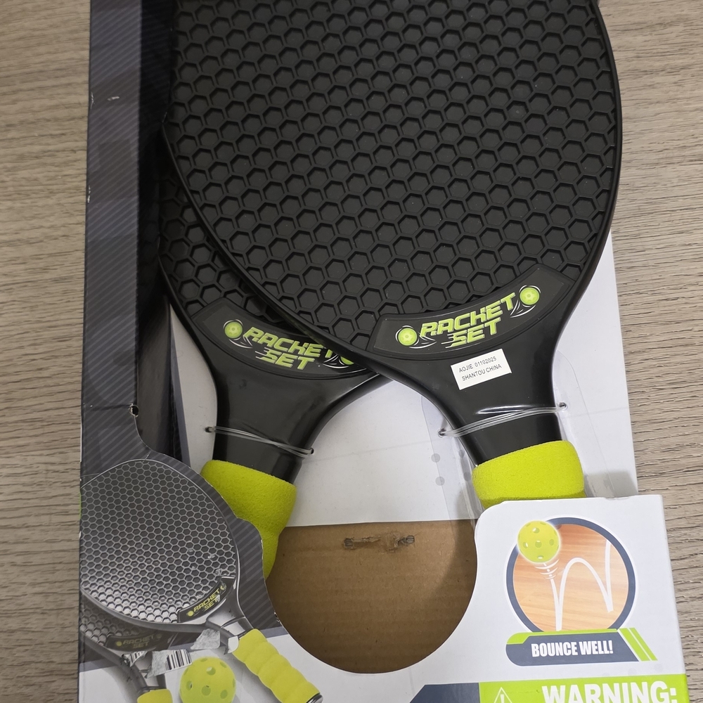 Rachet Set Kids Racket Set - Black and Yellow